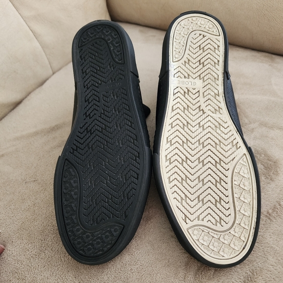 Globe Footwear Globe Dover II Wasted Talent Black Leather Mens Shoes. - Picture 6 of 13